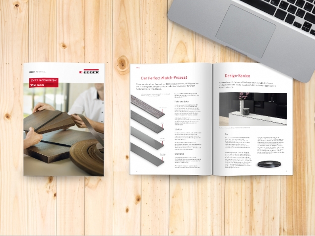 Egger - Brochure, 3D product design&photo manipulations.